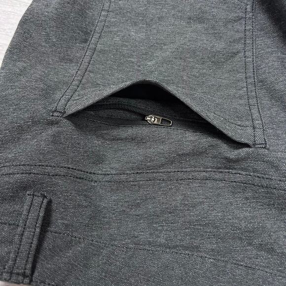 Lululemon ABC Pant Slim Tech Canvas 34" MENS 36 x 28 Heathered Black Jean - Picture 5 of 13